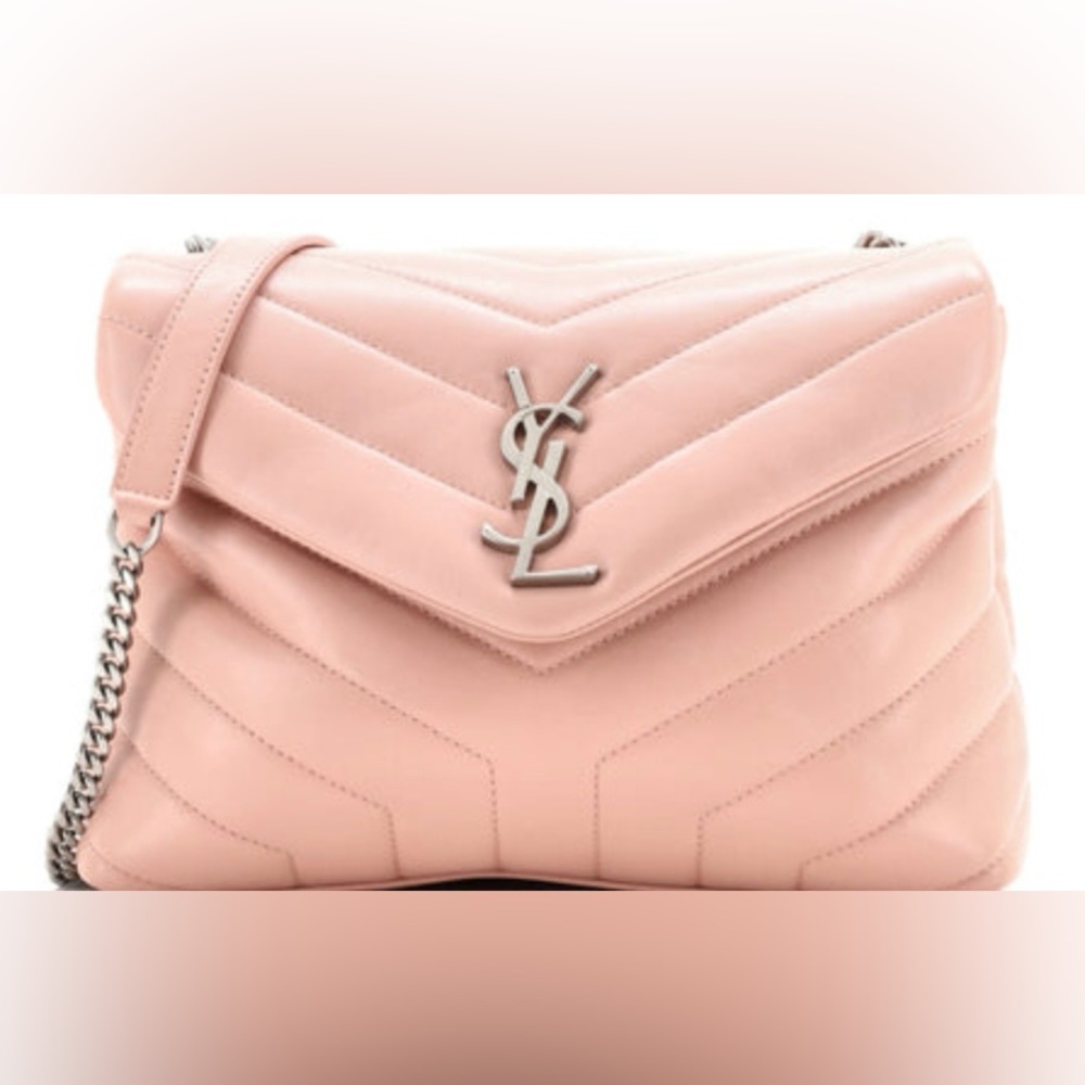 Yves Saint Laurent Pink Quilted Shoulder Bag